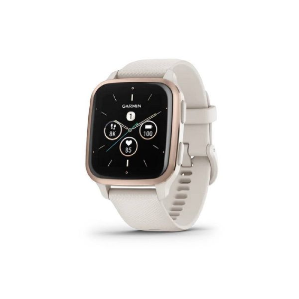 GARMIN RELOJ VENU SQ LIGHT GOLD/WHITE 010-02427-01
