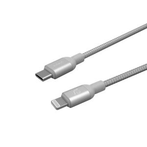 ADAM ELEMENT CABLE LIGHTNING M100+ USB-C/USB-A SIL