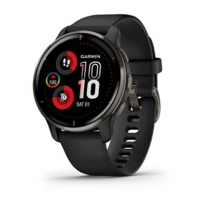 GARMIN RELOJ VENU 2 PLUS BLK+SLATE 010-02496-11