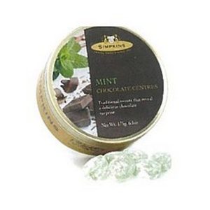 SIMPKINS CHOC. CENT. MINT 175 GRS.
