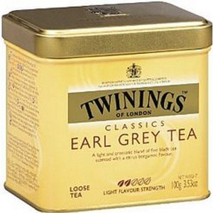 TWININGS EARL GREY LATA. 200 GRS.