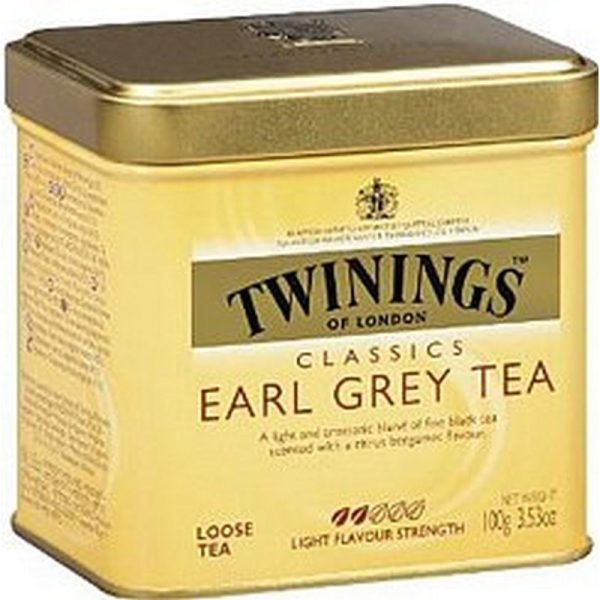 TWININGS EARL GREY LATA. 200 GRS.