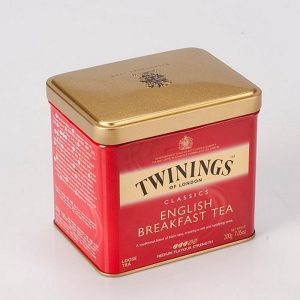 TWININGS ENGLISH BREAKFAST LATA. 200 GRS.
