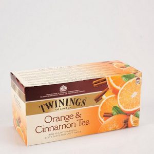 TWININGS ORANGE & CINAMON 25 SOBRES