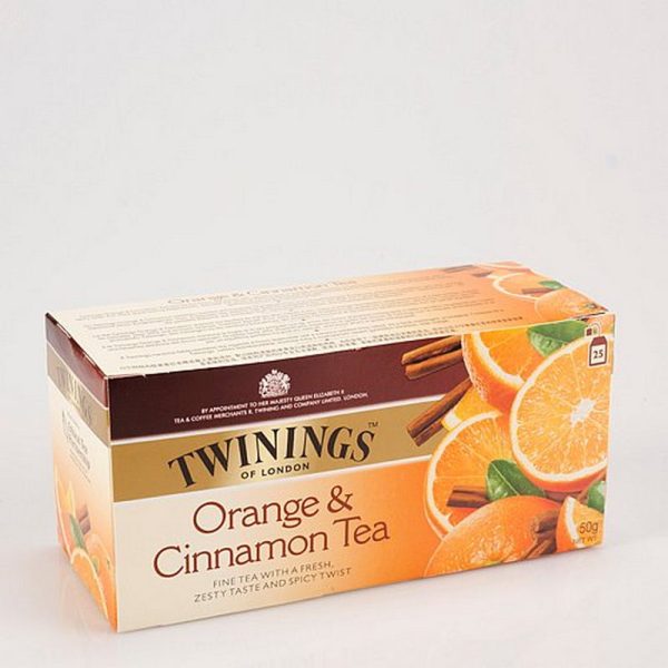 TWININGS ORANGE & CINAMON 25 SOBRES
