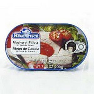 RUGEN FISCH ARENQUES E/SALSA DE TOMATE 200 GRS.