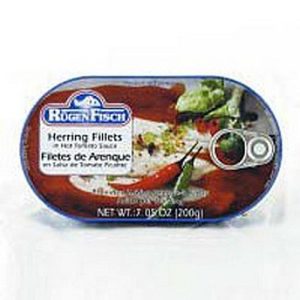 RUGEN FISCH ARENQUES E/SALSA TOMATE-CURRY 200 GRS.