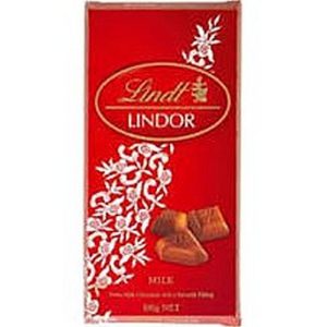 LINDT LINDOR SINGLE MILK 100 GRS.