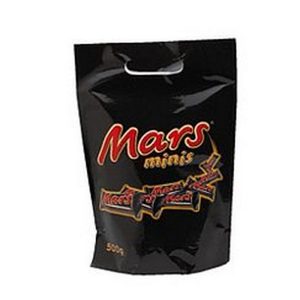 M&M MARS MINIS POUCH 500 GRS.