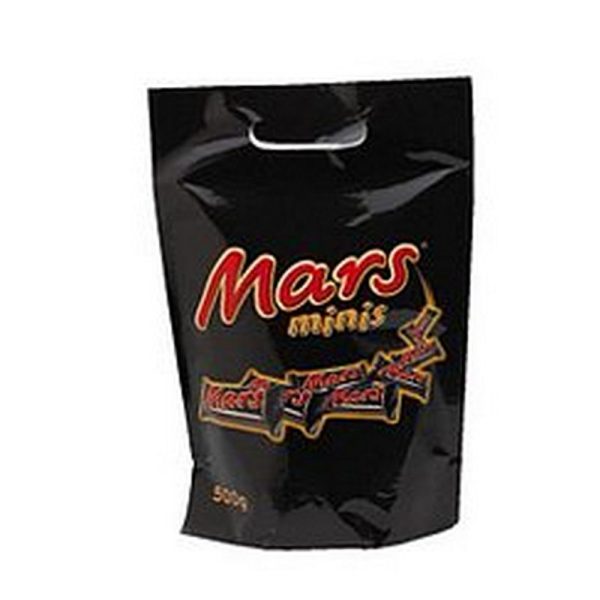 M&M MARS MINIS POUCH 500 GRS.