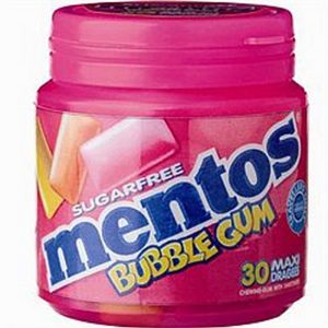 MENTOS GUM BUBBLE GUM 120 GR