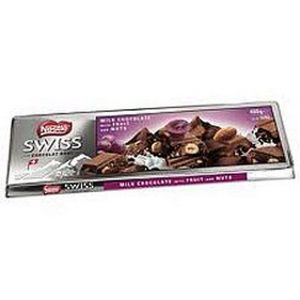 NESTLE SWISS FRUIT & NUTS TABLET 300 GRS.