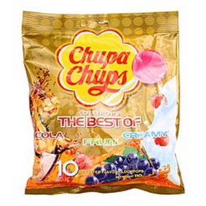 CHUPA CHUPS POUCH BAG THE BEST 300 GRS