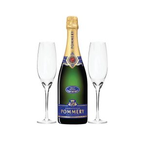 POMMERY BRUT ROYAL PACK 2 COPAS