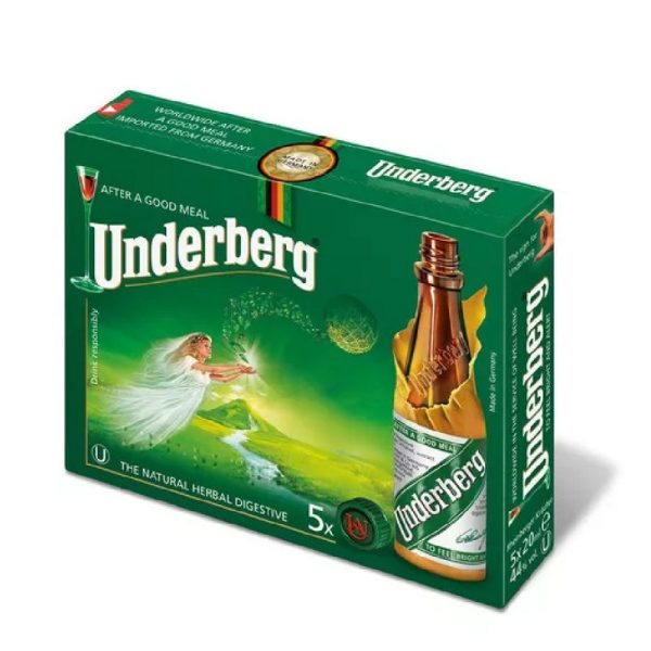 UNDERBERG X 5 UDS. 20 ML.