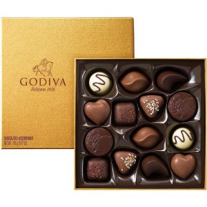 GODIVA GOLD RIGID BOX 14 PCS