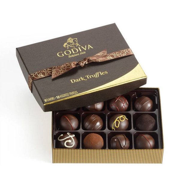 GODIVA BISCUITS DARK TRUFFLE