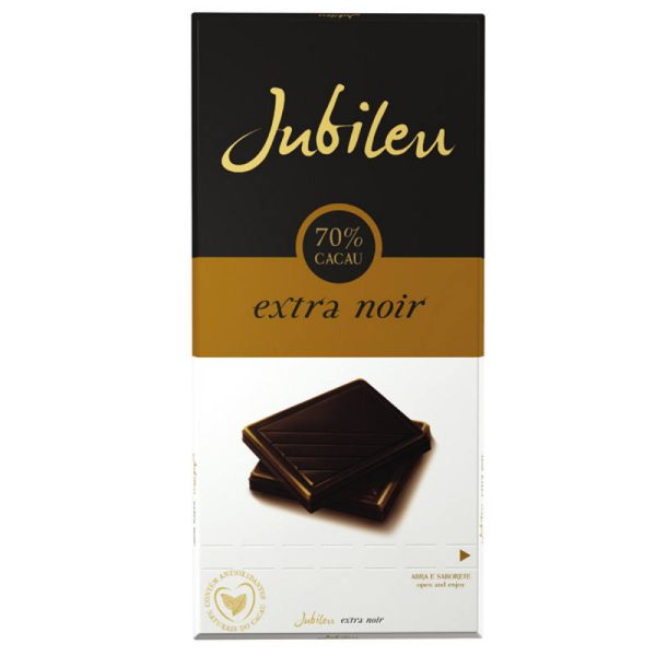 JUBILEU CARRE PRETO 70% 100G