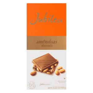 JUBILEU CARRE LEITE C/AMENDOAS 100G.