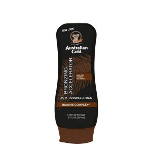 AG S ACCELERATOR LOTION  W/ BRONZER 8 OZ