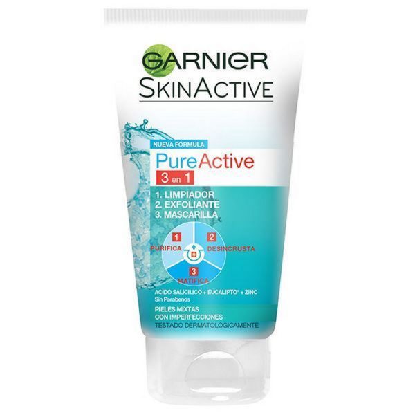 D3 GARNIER SKIN ACTIVE PURE CLEANSER 3N1 150ML