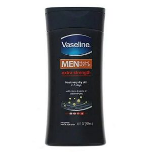 VASELINE MENS STRENGTH BODY/FACE LOTION