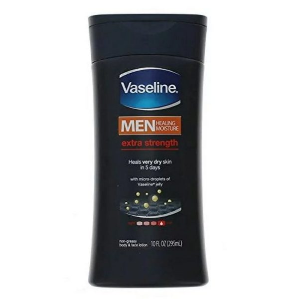 VASELINE MENS STRENGTH BODY/FACE LOTION