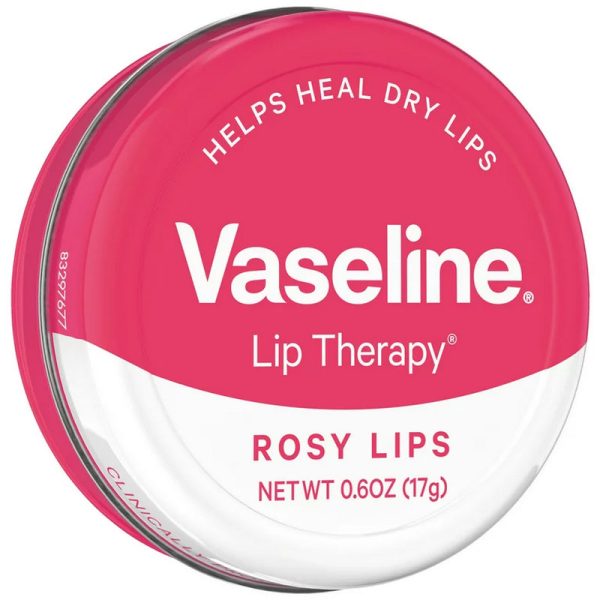 VASELINE LIP TIN ROSY 0.60  OZ.