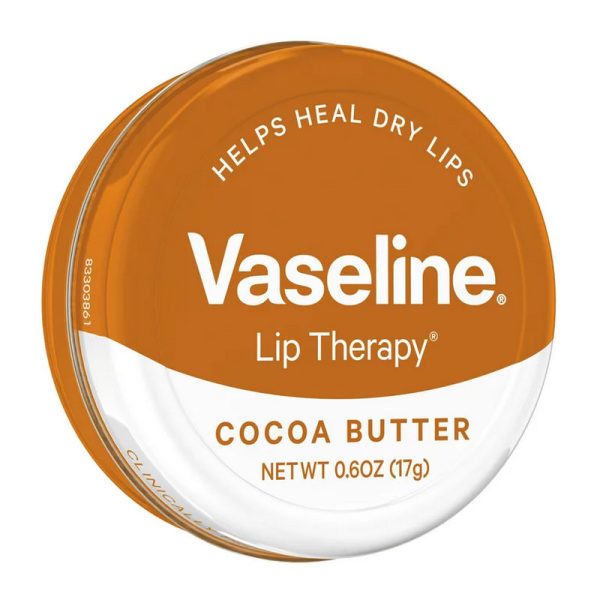 VASELINE LIP TIN COCOA BUTTER 0.60 OZ.
