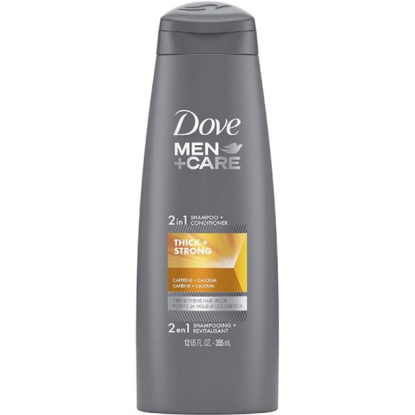 DOVE THICK TO STRONG 2 IN 1 SHAMPOO 12OZ