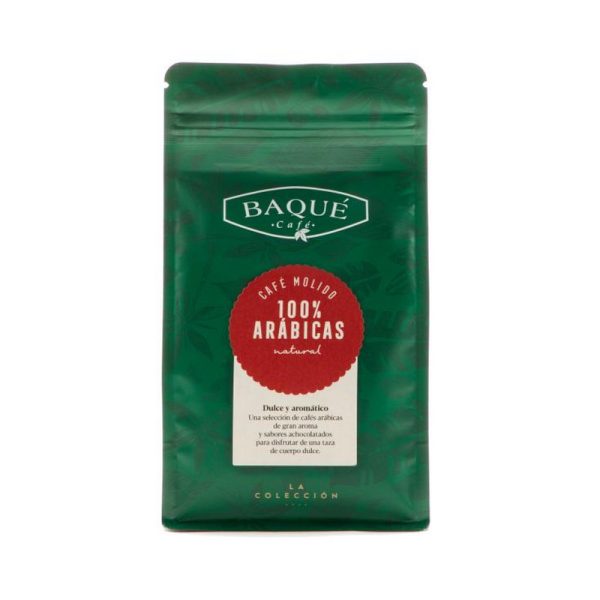 BAQUE CAFE MOLIDO 100% ARABICO 250 GRS