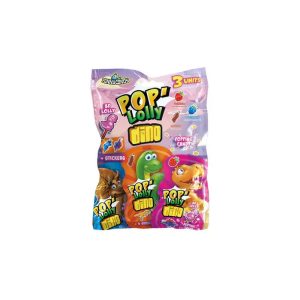 FUNNY CANDY DINO POP & POPPING 3X17GRS