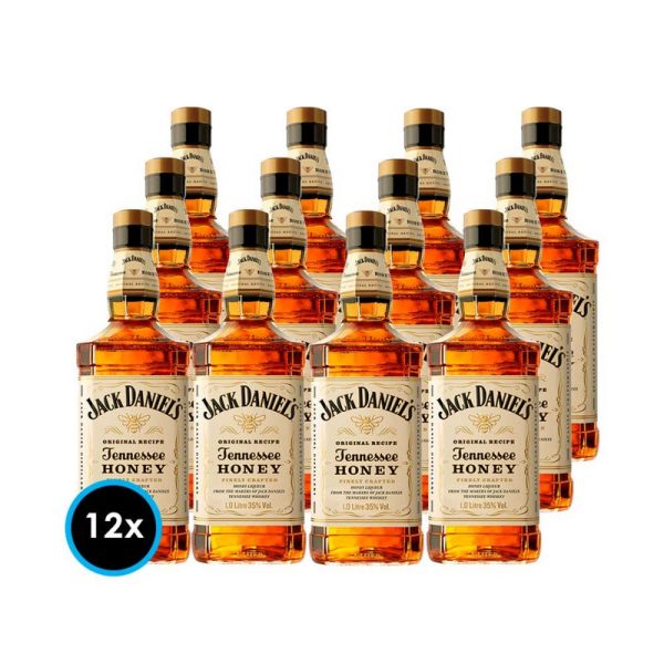 JACK DANIELS SABORES 1LT. X 12