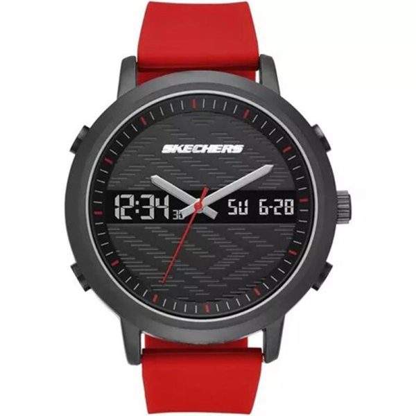 SKECHERS RELOJ SR5073 BK/RED