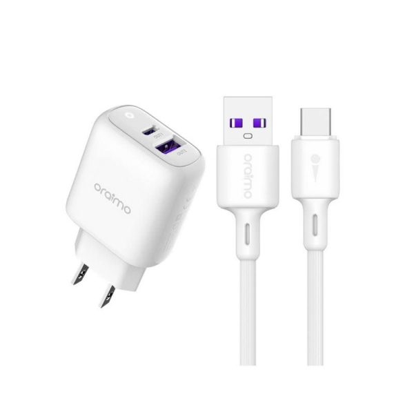 ORAIMO ADAPTADOR DUAL USB 12W WHT OCW-E67D+L53