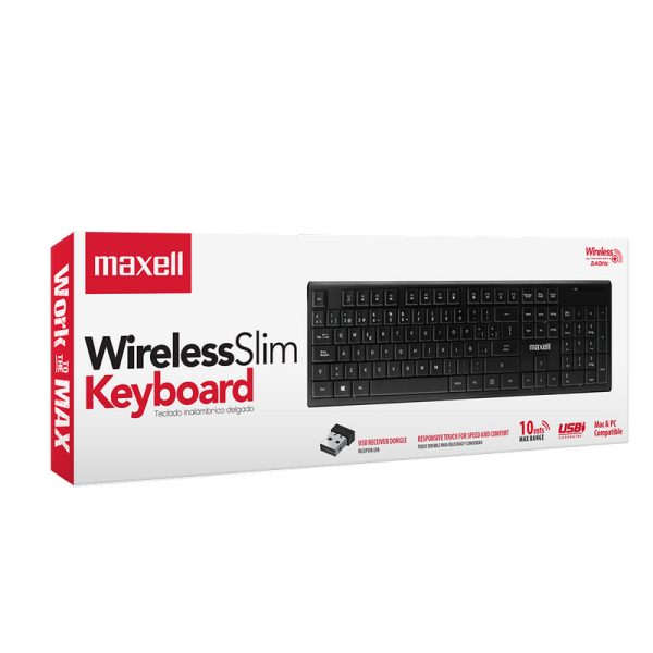 MAXELL TECLADO INALMB SLIM KEYBOARD WKB-20