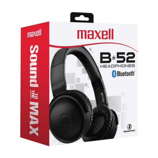 MAXELL AURICULAR BT FULL B-52 BLK HP-BTB52