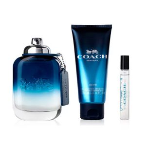 COACH BLUE EDT 100ML+SG 100ML+EDT 15ML
