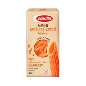 BARILLA PENNE DE LENTEJA ROJA 250 GRS