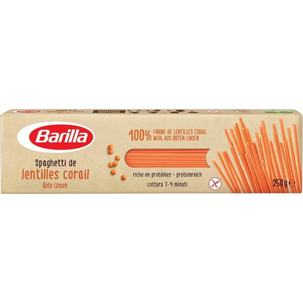 BARILLA SPAGHETTI DE LENTEJA ROJA 250 GRS