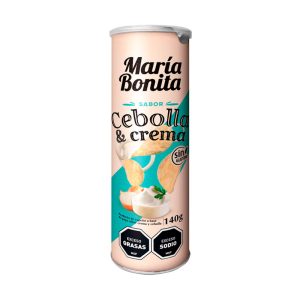 PUNTA BALLENA PAPAS MARIA BONITA CEBOLLA TUB 140G