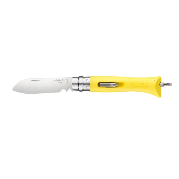 OPINEL CUCHILLO GRIS Y AMARILLO 1805