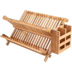 NORPRO WOODEN DISH DRY RACK 20.5 x 15 361