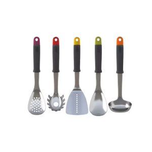 JOSEPH SET 5 PIEZAS ACERO MANGO COLORES 10044