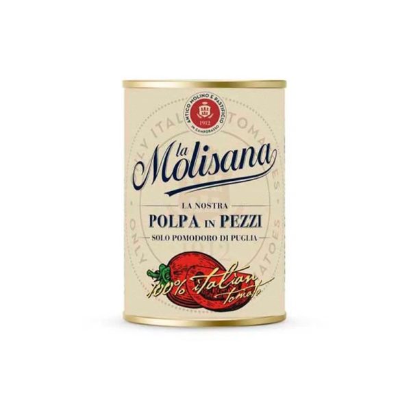 LA MOLISANA CUBETTATA POLPA IN PEZZI 400 GRS