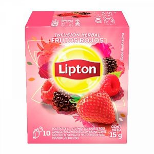 LIPTON TE FRUTOS ROJOS 10S