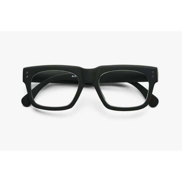 B+D ANTEOJOS BIG BOLD MATT BLACK +2.00