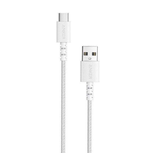 ANKER CABLE LIGHTNING USB-C/USB-A WHT A8022H21