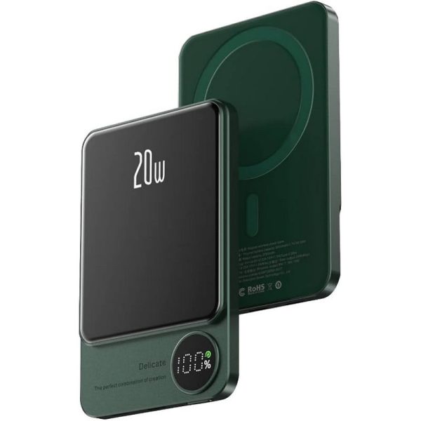 POWERBANK MAGNETIC 10000MAH GRN MAGWIPW-GR