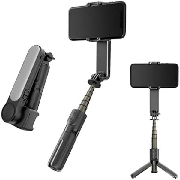 TRIPODE GIMBAL SELFIE STICK L09 BT BLK GIMBSTABL09